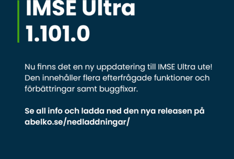 Ny release: IMSE Ultra 1.101.0